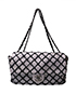 Canebiers Net Jumbo Flapbag, front view